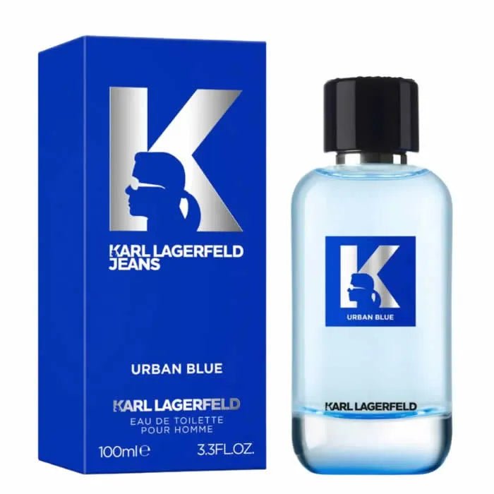 Karl Lagerfeld Jeans Urban Blue Eau De Toilette Vaporisateur 100ml - Afanaya